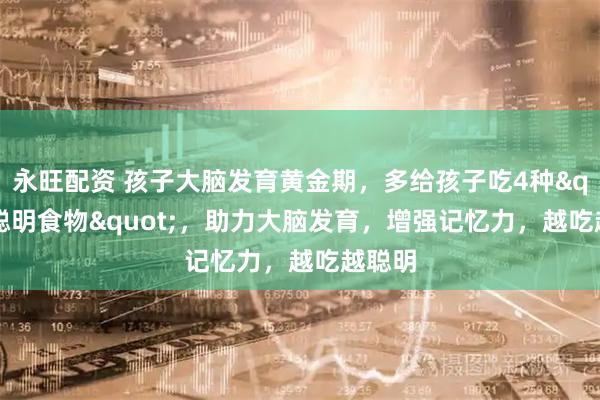 永旺配资 孩子大脑发育黄金期，多给孩子吃4种"聪明食物"，助力大脑发育，增强记忆力，越吃越聪明
